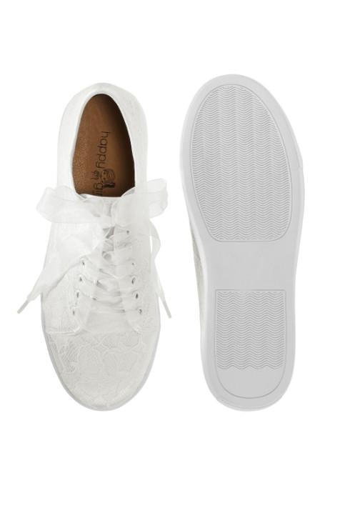 Happy girls Sneakers Spitze ecru