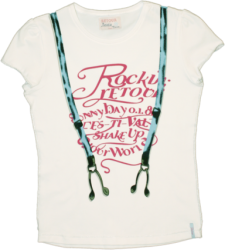 RETOUR T-Shirt Laura weiss mit Print