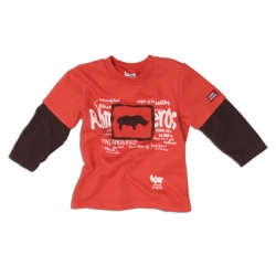 Keedo Sweat-Shirt orange-braun