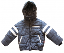 Whoopi Kapuzen-Winterjacke cement