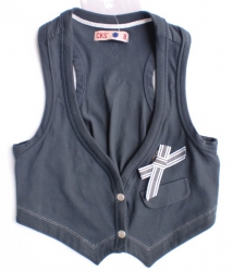 CKS Sweat-Weste Haley graphite Gr. 164 - 14y