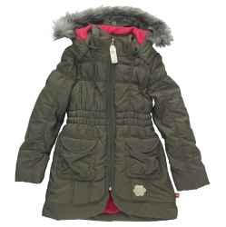 Lego Wear Mädels Winter-Jacke long khaki