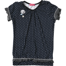 Kiezel-tje T-Shirt navy Punkte