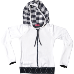 Kiezel-tje Kapuzen-Shirt navy-weiss