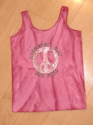 Scorpion Bay Tank Top Biel Tie Dye pink