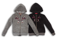 RETOUR Sweat-Jacke Kiara grau melange