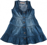 Blue Effect Volant-Jeans-Kleid 