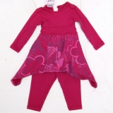 Keedo - Set Kleid / Tunika mit Legging fushia pink
