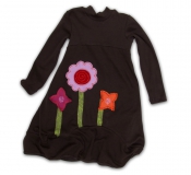 Keedo - Set Kleid / Tunika mit Legging earth brown/fushia pink