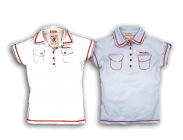 RETOUR Jeans Polo-Shirt Farah weiß