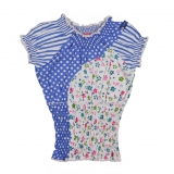 Mim-Pi Bluse blau-weiss