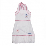 Mim-Pi Neckholder-Kleid/Tunika weiss