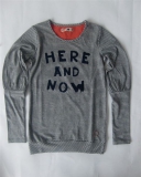 CKS Langarmshirt / Longsleeve Amitola light grey melange