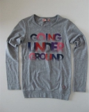 CKS Langarmshirt / Longsleeve amadisa l. greymelange