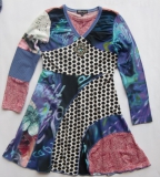 Carbone Kleid purple badges