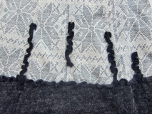 Carbone Kapuzen-Kleid / Tunika offwhite norway