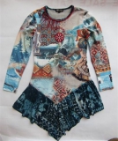 Carbone Tunika / Kleid Eskimo Print point
