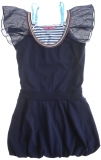 Muy Malo Ballon-Kleid star print peacoat Gr. 140