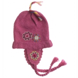 Muy Malo Strick - Mütze India cap pink lightning