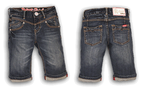 RETOUR Jeans Bermuda Evelien dark blue denim