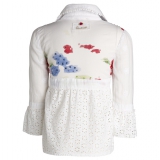 Muy Malo Bluse/Wickel-Bluse weiss