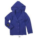 Mim-Pi Sweat-Kapuzen-Blazer lavendel