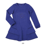 Mim-Pi Sweat-Langarm-Kleid lavendel