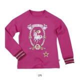 Mim-Pi Langarmshirt pink mit Print