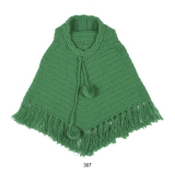 Mim-Pi Häckel-Poncho grün