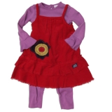 Keedo Kleid/Tunika mit Legging 2tlg. very cherry 