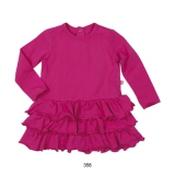 Mim-Pi Kleid pink mit Rüschen