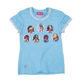 Mim-Pi T-Shirt mit Print aqua