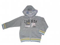 Whoopi Kapuzen-Sweatjacke zement