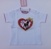 Anouk et Emile T-Shirt Bambi weiß 