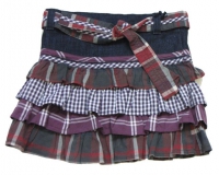 Paglie Rüschen-Rock navy-lila