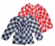 Paglie Karo - Tunika / Bluse navy-weiss