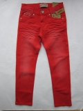 Blue Effect coloured Jeans rot