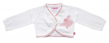 Ducky Beau Strick-Jacke / Cardigan weiss