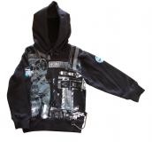 Whoopi Kapuzen-Sweat-Shirt black-cement