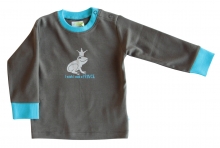 Ducky Beau Jungs Langarmshirt dark brown