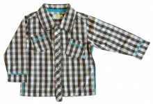 Ducky Beau Jungs Hemd dark brown