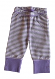 Ducky Beau Legging Streifen purple-grey melange