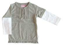 Ducky Beau Langarmshirt/Longsleeve grey melange