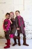 Kiezel-tje Legging braun-pink