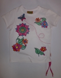 Paglie T-Shirt weiss mit Print