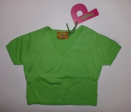 Paglie Kurzarm Cardigan/Pulunder grün