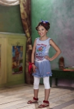 Muy Malo Batik-Kleid little boy blue