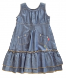Whoopi Sommer Jeans-Kleid blau
