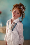 Muy Malo Bluse/Wickel-Bluse weiss