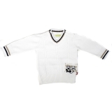 Ducky Beau Strick-Pullover, weiss